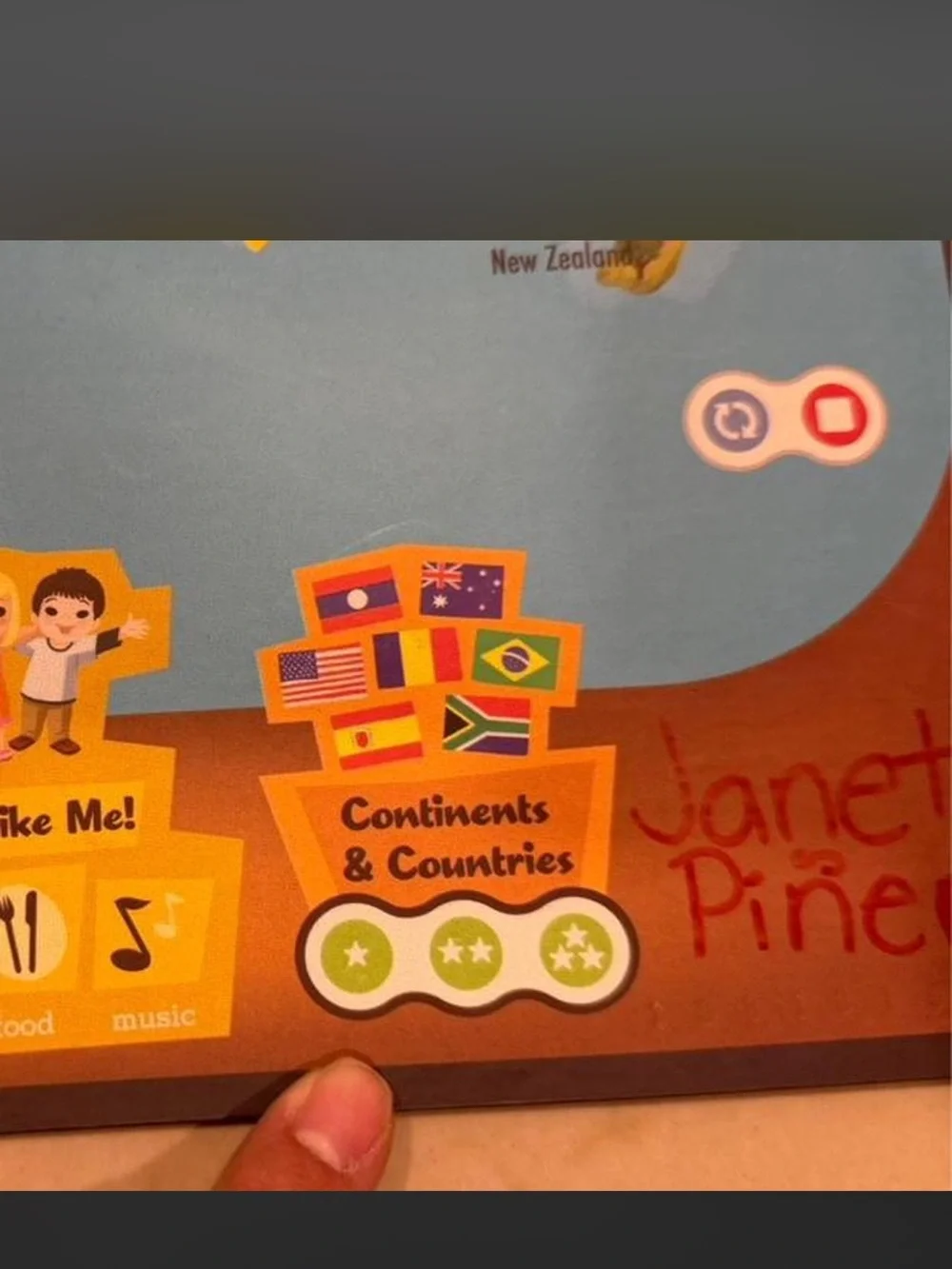 World Map Play Mat for Kids - Educational Map